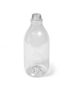 52 fl oz Large Clear PET Round Beverage Bottle - No Cap
