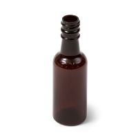 Transparent Amber KERR PET Liquor Bottle - 50 ml - No Cap