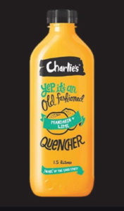 Charlie's juice is an example of a label with personality